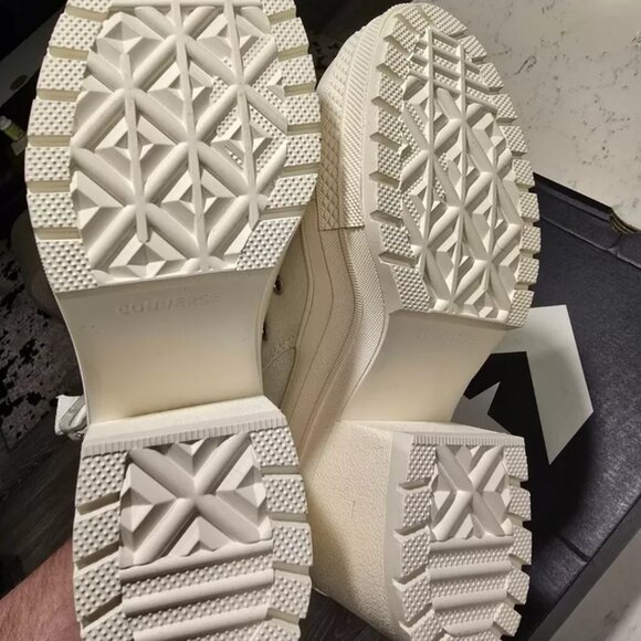 Chuck 70 De Luxe Heel Sandal Platform 2025 WHITE Women's Size 7 A13796C NEW - Picture 6 of 16